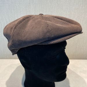 Classic Brown Men's Flat Cap
